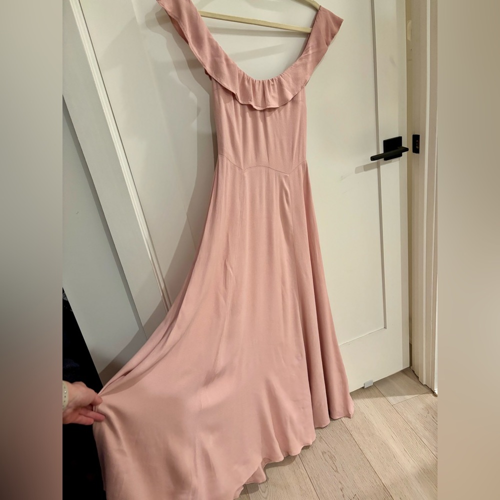 Reformation Verbena Dress Blush